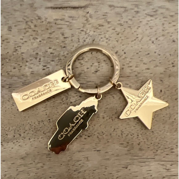 Coach Dreams Sunset Triple Charm Keychain or Bag Charm - Picture 3 of 7